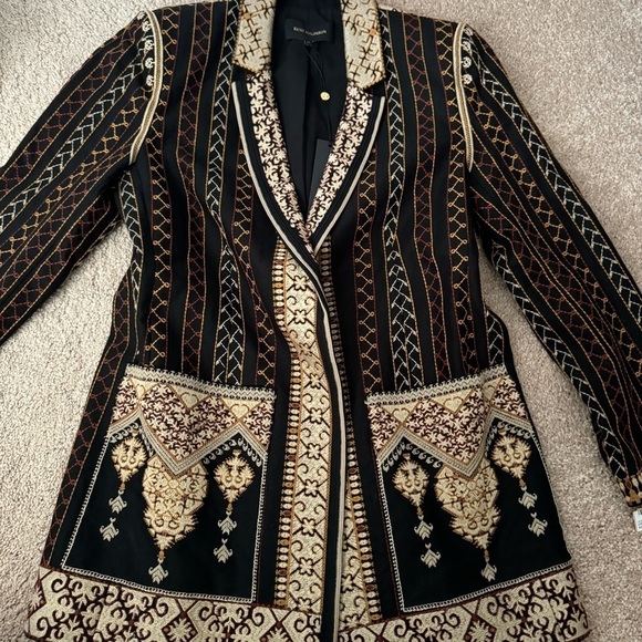 Kobi Halperin- NWT Black Embroidered Alynn Blazer Jacket - Picture 4 of 5